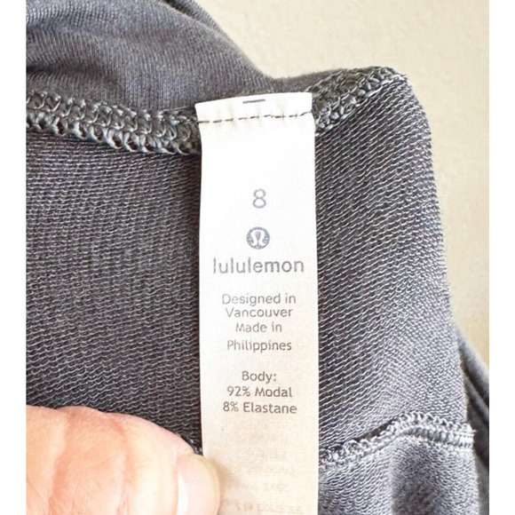 Lululemon Womens Wide Leg Crop Sweatpants Size 6 Lounge Soft Pull-On Athleisure - Picture 10 of 10